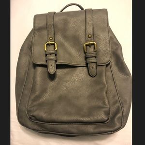 Grey Small Backpack